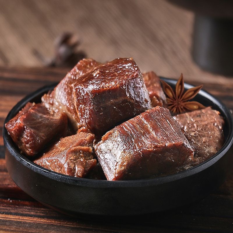 牧谣卤牛肉熟食真空小包装开袋即食儿童健康休闲小吃食品肉类零食