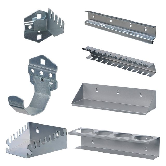 Allen wrench frame square hole hole plate hook accessories hardware metal wall hanging tool plate rack storage wall