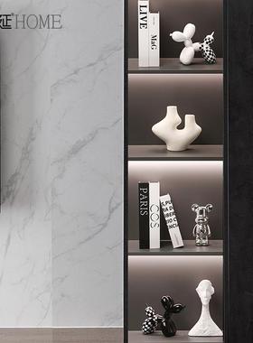 现代简约黑白抽象艺术装饰品摆件家居客厅酒柜电视柜样板间软装饰