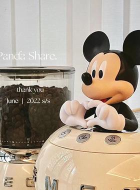 米奇摆件比心可爱咖啡机玄关垃圾桶饮水机烧水壶客厅电视柜装饰品