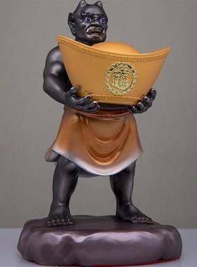 五鬼神像五方贵人新款五灵公中国风人物招财摆件树脂玄关装饰品