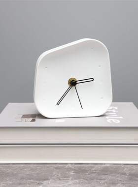 简约创意时钟摆j件样板房办公室卧室书房客厅电视柜玄关装饰品