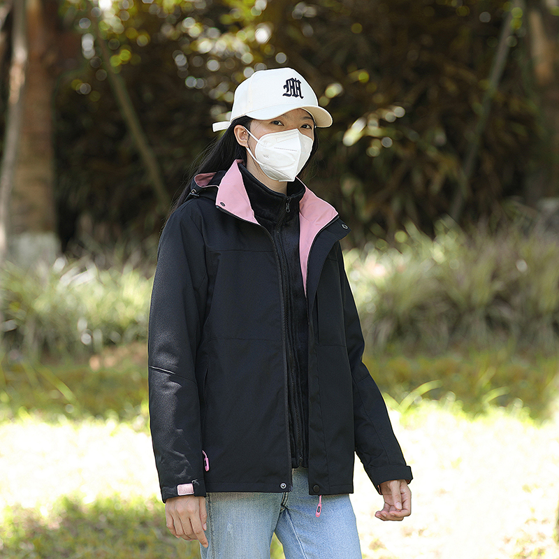 【郑恺代言】鸭宝宝男女同款冲锋衣外套2024秋新款潮流防水防风