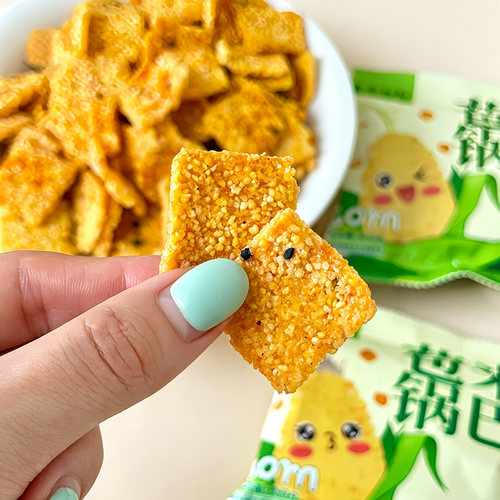莫奈叔叔苞米锅巴玉米小米粗粮香辣锅巴办公室休闲解馋小零食 - 图1