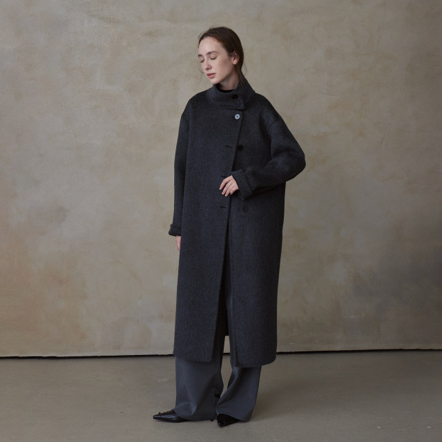 NOEND24AW 爆款升级版！定制长毛羊毛大衣长款