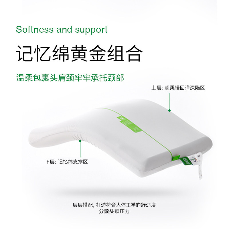 WWW/卧棉护颈慢回弹A类成人儿童枕头零压深睡记忆枕pro 乐贝,淘宝优惠券,粉丝福利购,淘宝优惠卷