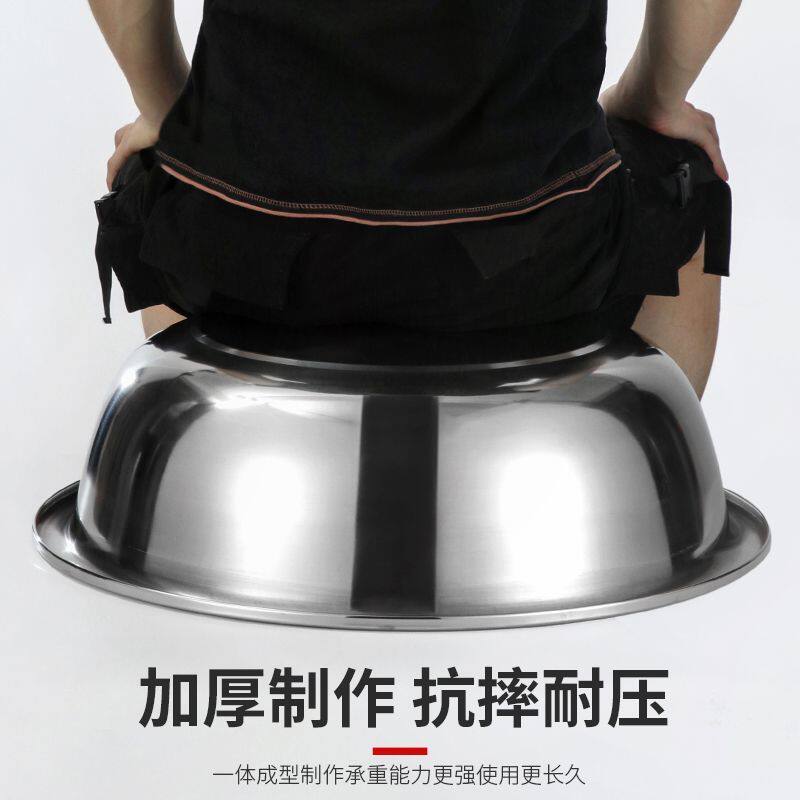 304 不锈钢盆特厚反边大盆洗脸盆洗菜盆商用大号盆洗澡洗衣特厚盆,淘宝优惠券,粉丝福利购,淘宝优惠卷