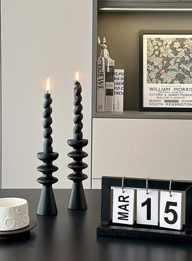 花瓶烛台蜡烛装饰画 画日历客厅电视柜酒柜玄关桌面摆件家饰拍照