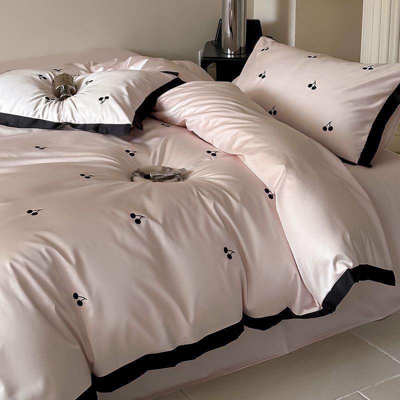 轻奢床笠复款100支天睡丝棉莱赛尔刺绣四件套裸J13柔软双古人款被,淘宝优惠券,粉丝福利购,淘宝优惠卷