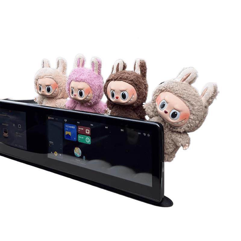 拉布车饰汽公车中控显示摆件装饰车挂可爱仔车载布474屏内饰品,淘宝优惠券,粉丝福利购,淘宝优惠卷