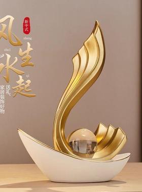 【1奢60人8收藏】一帆风顺帆装船摆件轻高挡客厅饰品电视柜DP4K6r