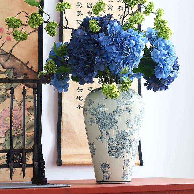 瓷欧式器中式青花MGY陶瓷装饰罐装饰花瓶新摆厅件居客厅门软装 - 图1