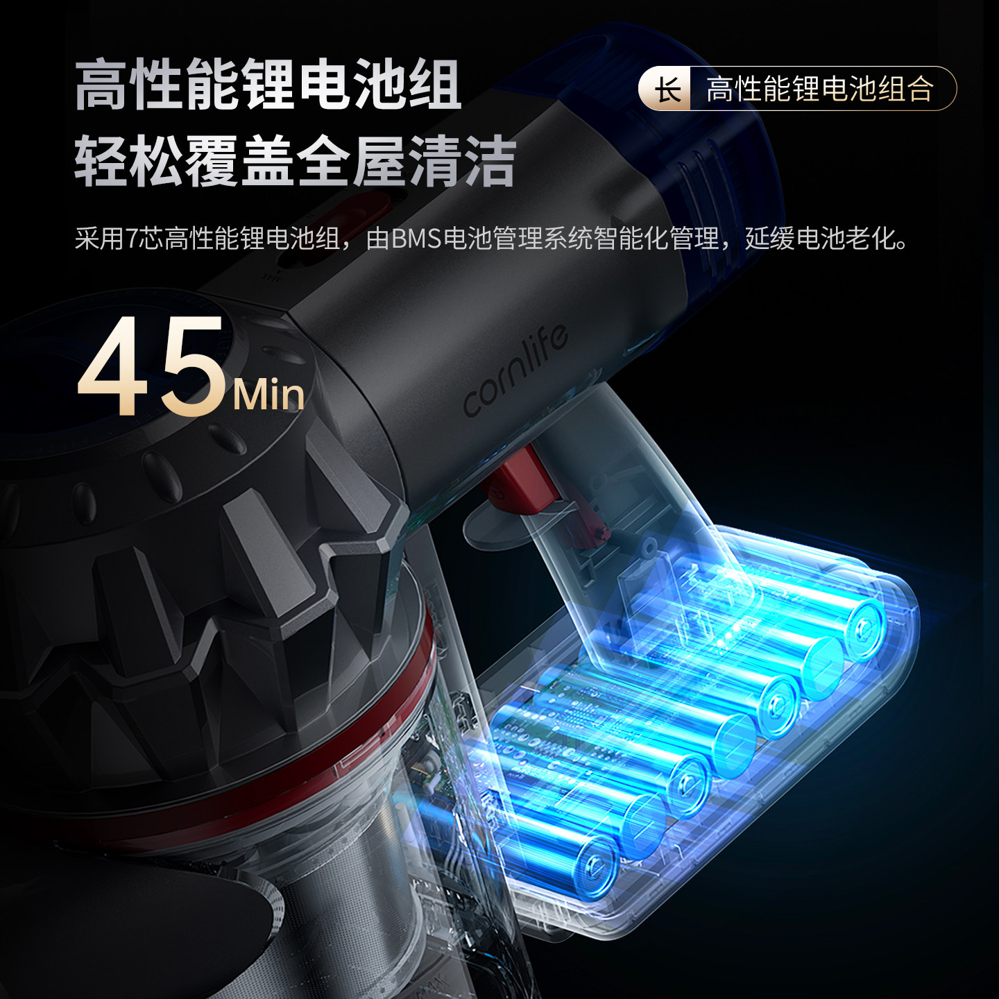 可零X20 吸尘器家用手持无线毛发清洁大吸力强力除螨吸尘一体猫毛