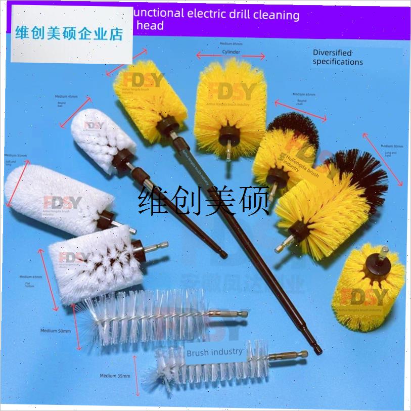 l电杯刷圆柱刷头长柄杯洗刷电钻清洗刷R净水器清洗神器 - 图2