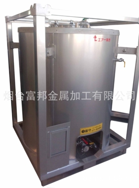 工厂定制压凸加热保温吨桶不锈钢304圆形316化工电解液罐周转吨箱