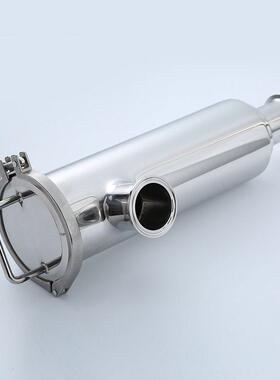 角式管道过滤器304不锈钢卫生级污水过滤器快装式卡箍直角过滤器