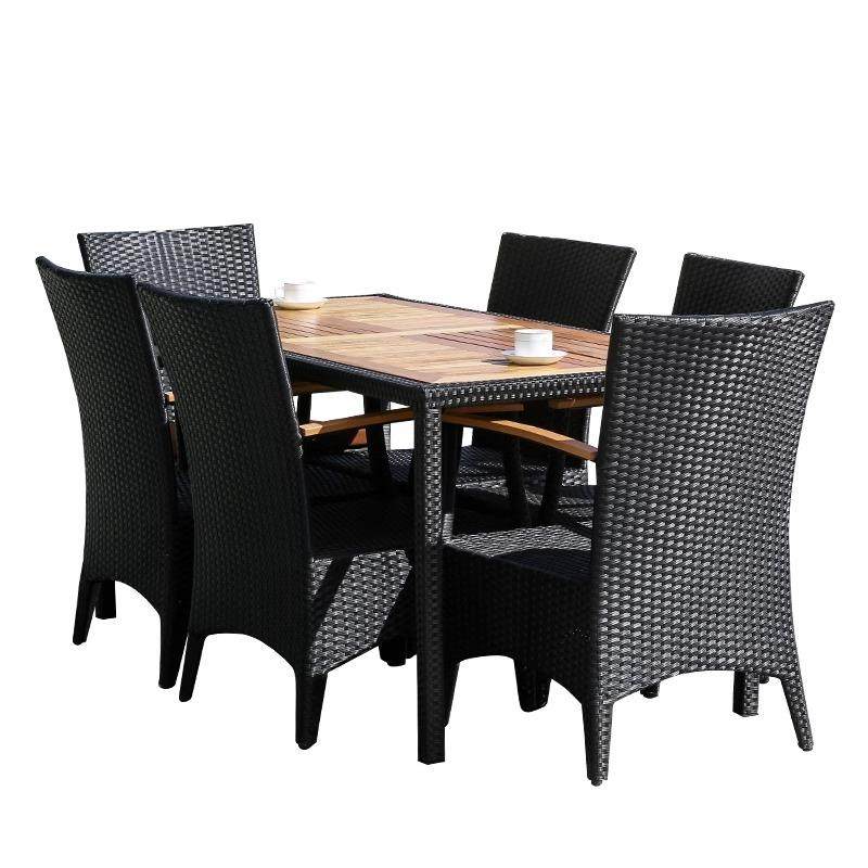 户外外藤编桌椅0854桌椅室阳台别墅露庭院园休闲台防水藤花椅柚木,淘宝优惠券,粉丝福利购,淘宝优惠卷