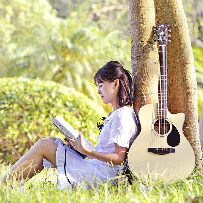 卡马吉他edc/eac/d1c/a1c民谣初学入门41寸40寸36寸女男卡玛kepma - 图2