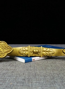 铜如意实心复古纯铜龙凤如意风水铜器摆件家居办公室装饰品礼品