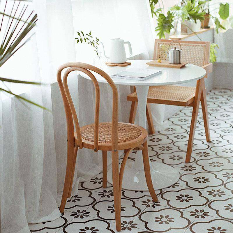 餐椅法式索耐特椅thonet桑纳椅美式中古婚礼酒店复古餐厅藤编椅子 - 图3