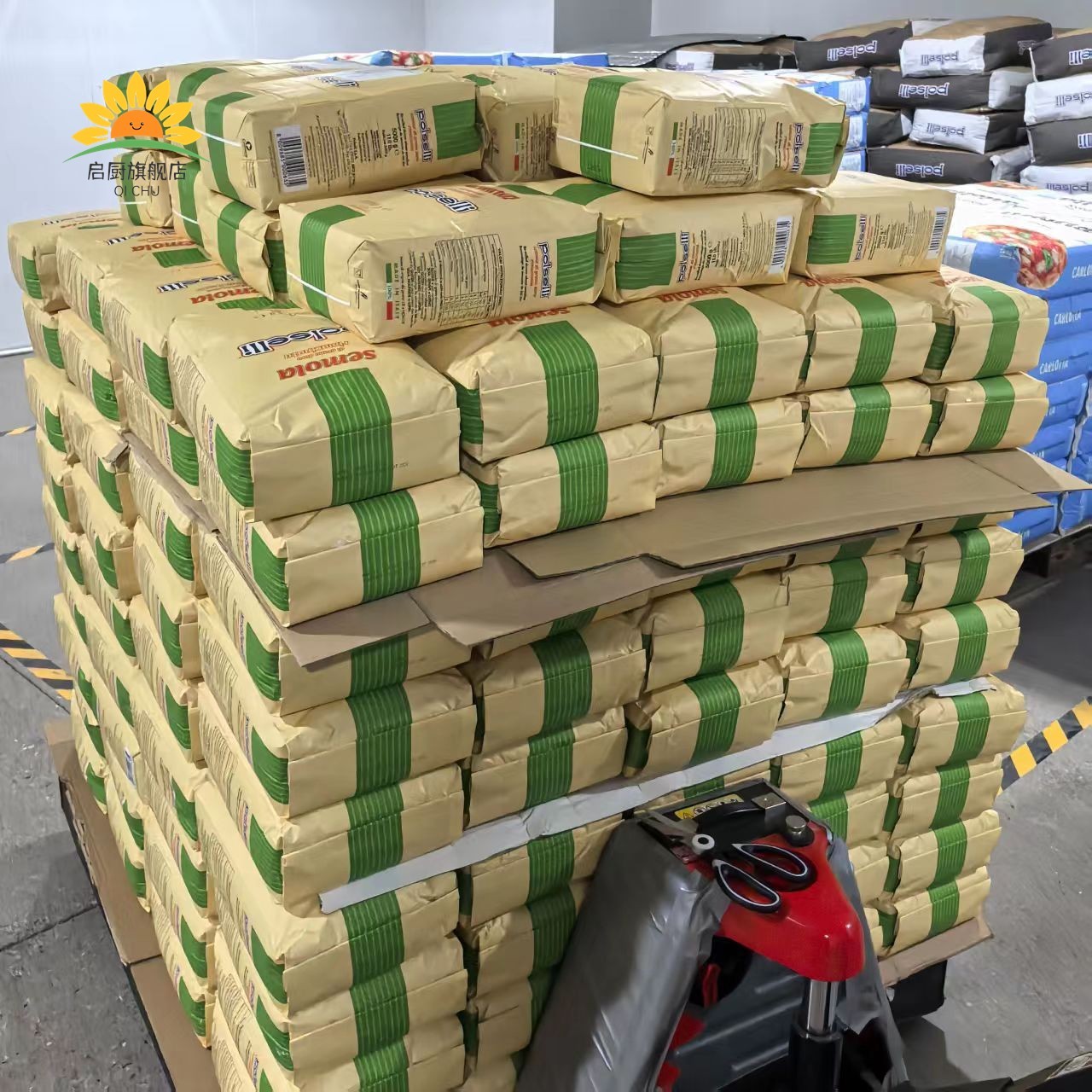 波塞利意大利面专用粉纯手工意面粉三文尼娜粉硬质小麦粉杜兰面粉 - 图0