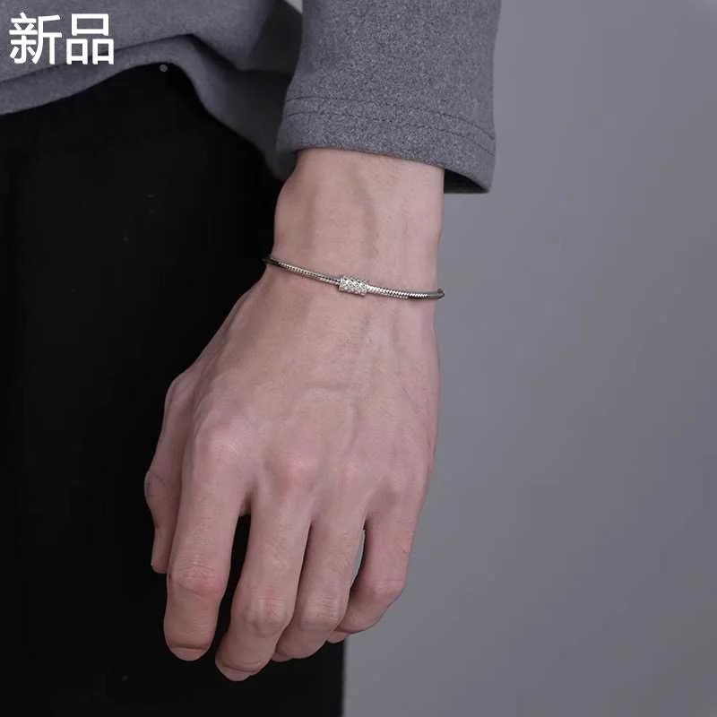 罗网手链男潮小众高级感细蛇骨链个男性百搭士手饰品送男朋友新品