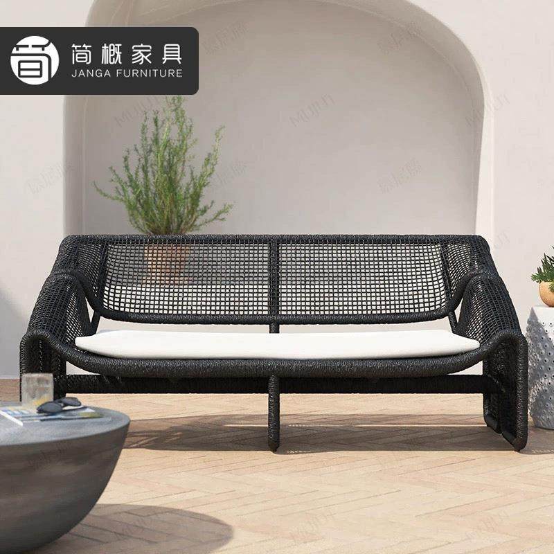 别墅露台藤编沙组合924庭院花园三台件套懒人发沙发民椅宿阳沙发,淘宝优惠券,粉丝福利购,淘宝优惠卷