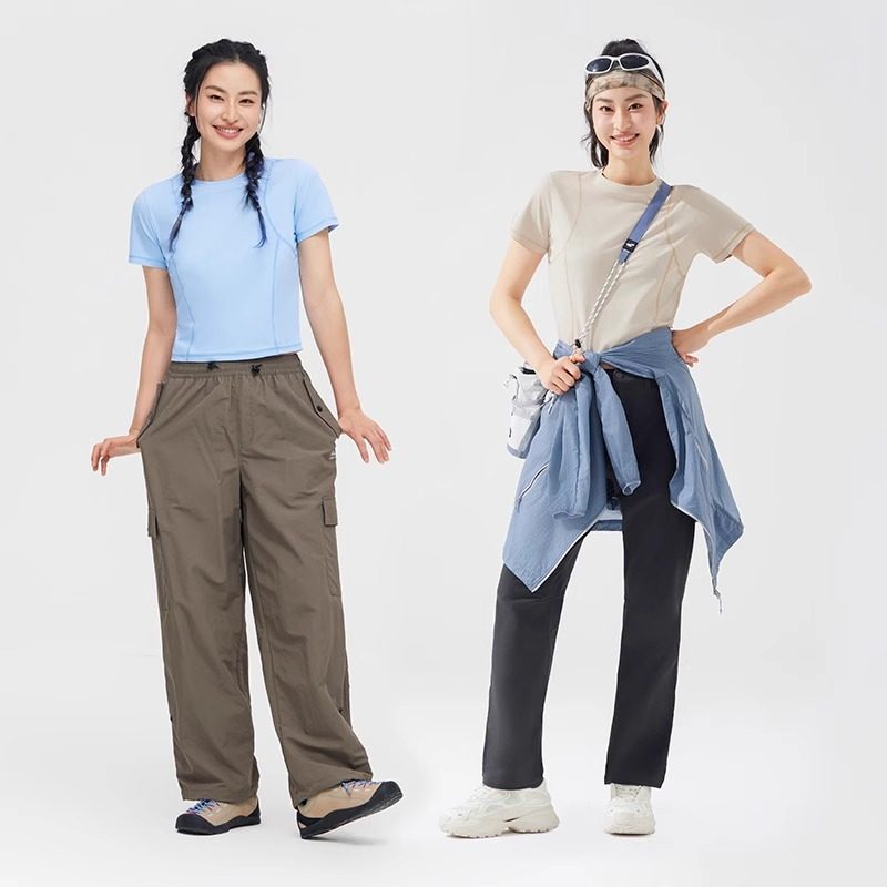 拓路者索罗娜速干t恤女款2025夏季户外圆领短款修身显瘦短袖上衣,淘宝优惠券,粉丝福利购,淘宝优惠卷