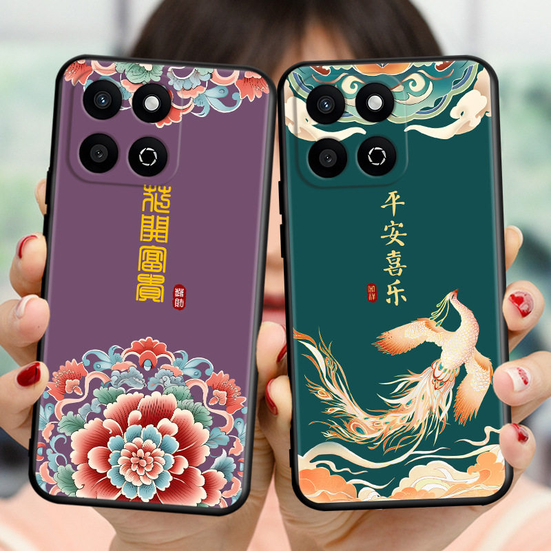 适用荣耀畅玩60plus手机壳畅玩6oPlus语华为ALT一AN00硅胶软壳简