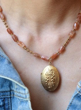 极速【直播间】屿棠Q日光石相盒链