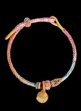 极速五台文殊菩萨昌殊七慧锦鲤手链上岸有求必应手绳X编织转运逢