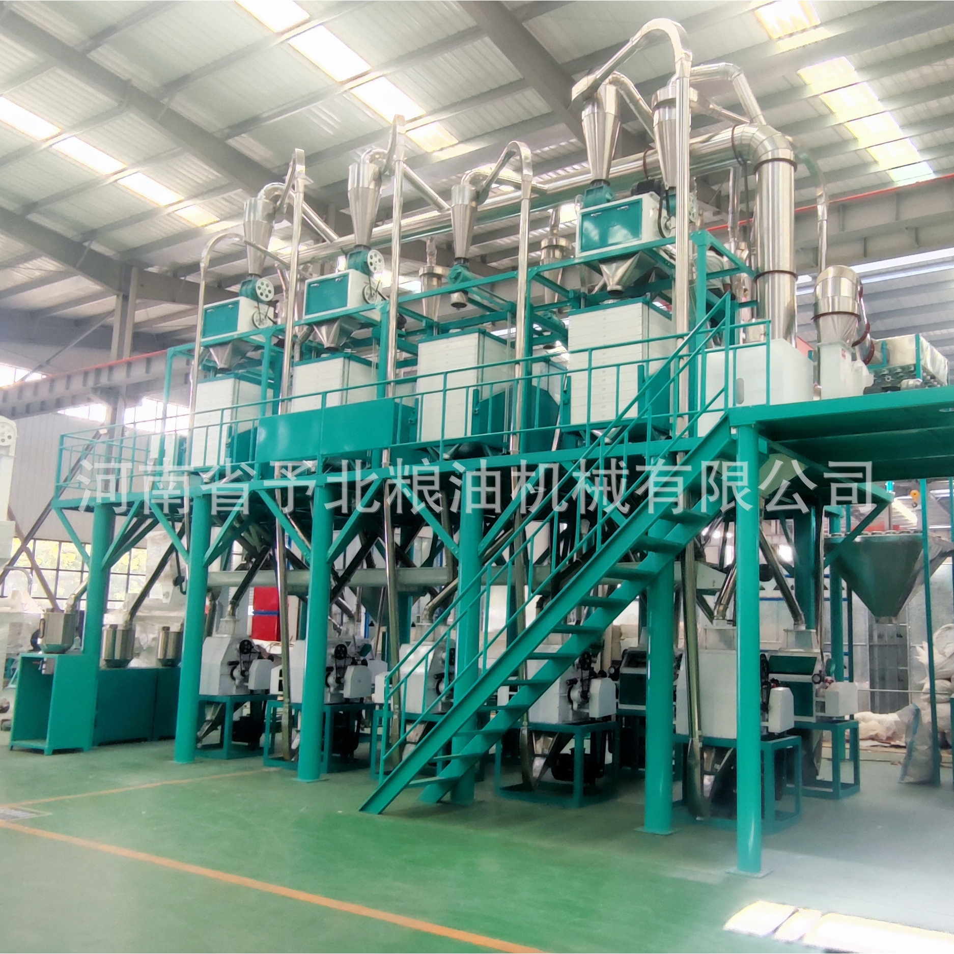 予北商用2025年新款全自动磨粉机磨面机设备生产厂家小麦面粉机器 - 图1