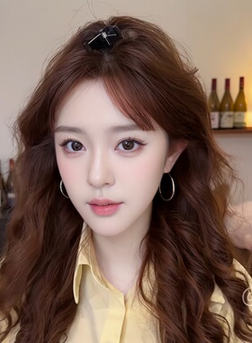 韩国新款发型夹八字男刘海发根蓬松设计师自然无痕扁塌头发神器女