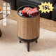 Nordic creative large trash bin with lid