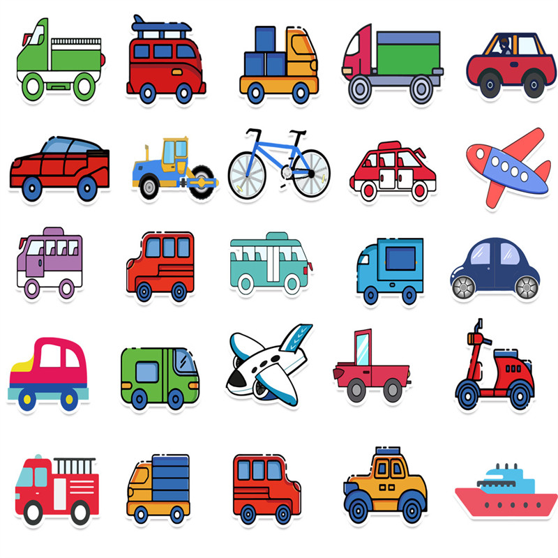 50张原创卡通玩具小汽车卡通动漫防水装饰贴画拉杆箱手帐水杯手机贴纸,淘宝优惠券,粉丝福利购,淘宝优惠卷