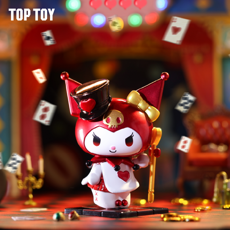 正版TOPTOY三丽鸥酷库洛米扑克王国盲盒潮玩周边手办玩具节日礼物