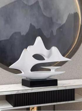 代新简约中式软装样板房办公室CP-5047酒店装饰品风现水玄摆关客