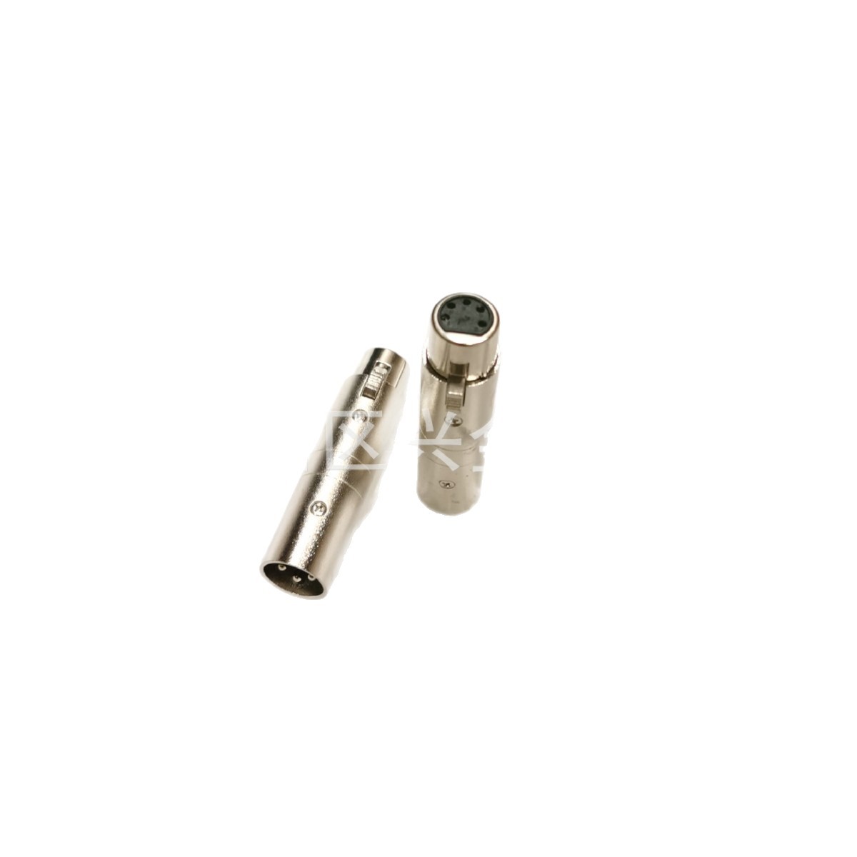 三芯卡侬公头转五芯卡侬母头XLR音频转接头DMX灯光信号3母转5针公 - 图3