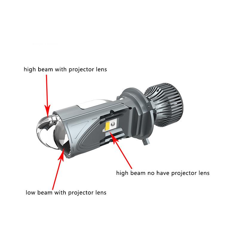 新品 M01K双光远近一体100w超亮H4LED汽车大灯摩托车灯 工厂直批 - 图1