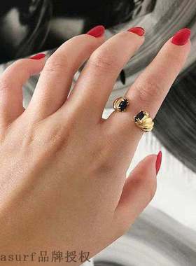 极速European and American fashion claw set zOircon open ring