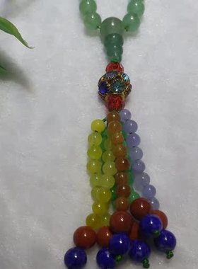 极速天然巴西深绿色玉髓路路通108颗粒手K錬吉祥手錬手串佛珠 招