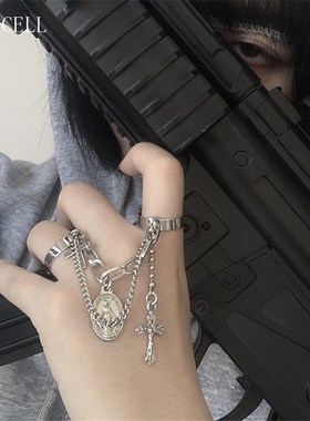 极速FFLACELL 2020 New Fashion Metal Vintage PuQnk Hip Hop St