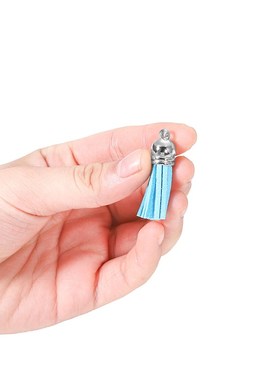 极速20-60pcsh/lot 38mm Tassel Vintage Leather Tassels Fringe