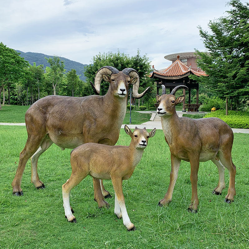 极速仿真盘羊公园草m坪玻璃钢雕塑户外大型园林景观装饰工艺品动,淘宝优惠券,粉丝福利购,淘宝优惠卷