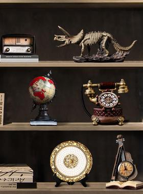 客厅摆件高端大气上档次现代轻奢高档酒柜装饰品摆设展示柜工艺品