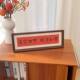 Jia Fei Wu Run New Chinese Calligraphy Photo Frame Painting Festive Style Living Room Entrance Table Decoration Ornament Housewarming
