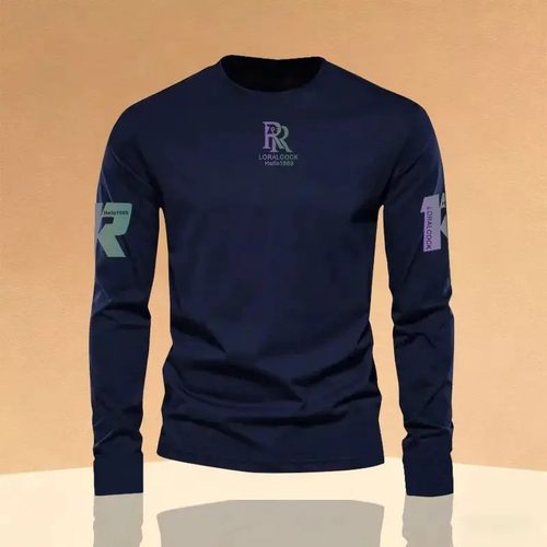 澜阙服饰AmVphelisia秋冬长袖男士T恤修身潮流圆领上衣加绒打底衫 - 图0