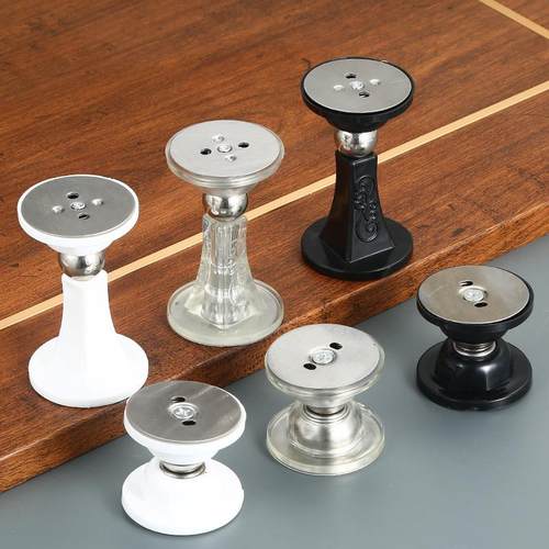 门吸免打孔新款门档器防撞硅胶卫生间门阻门后强磁静音门碰地吸 - 图2