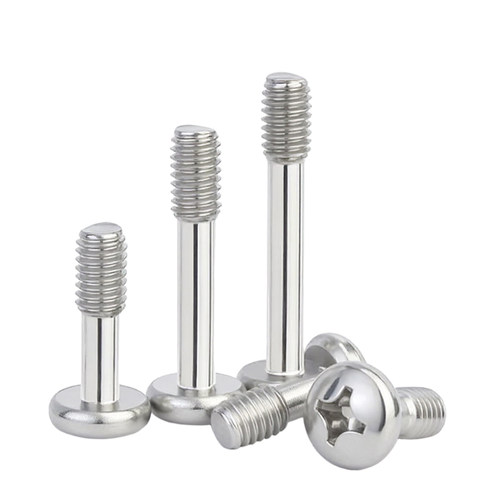 304不锈钢GB818盘头十字松不脱螺钉圆头不脱出螺丝半牙M3M4M5M6mm - 图2