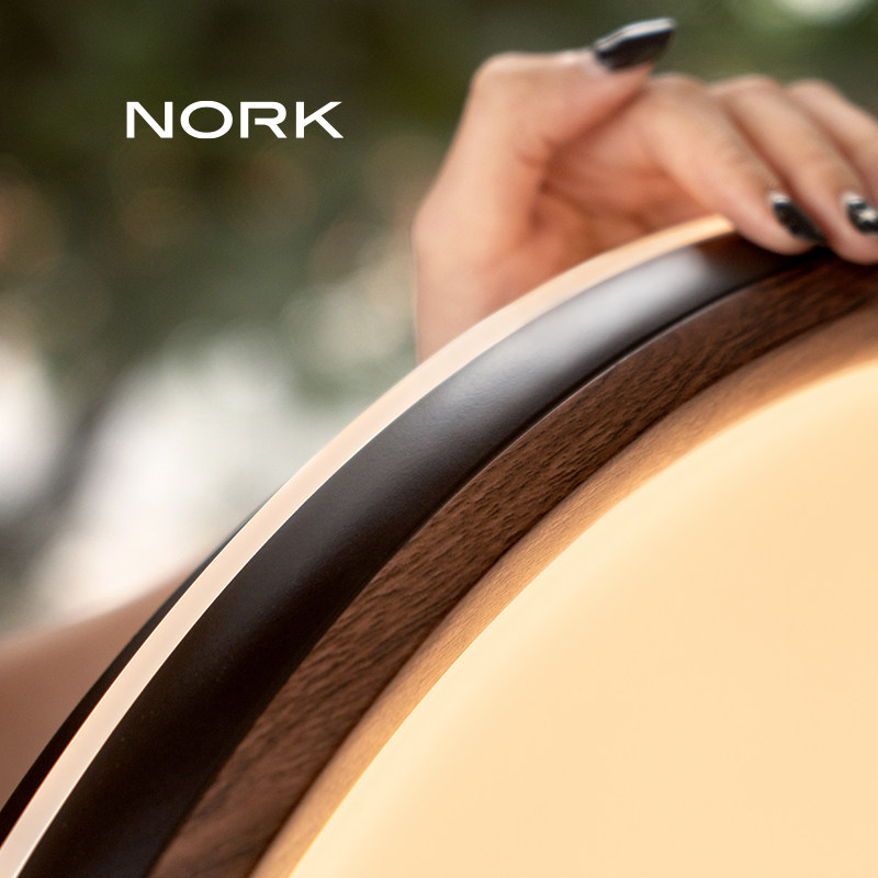 诺克原创沐白卧室吸顶灯客厅灯led餐厅圆灯主卧灯房间主灯中古风,淘宝优惠券,粉丝福利购,淘宝优惠卷